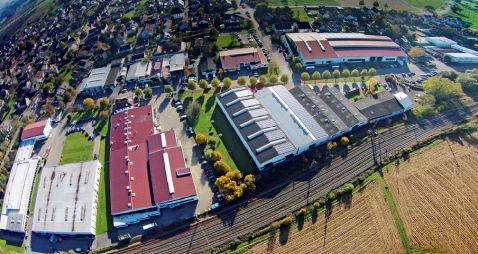 Insediamento produttivo Ehret a Mahlberg Germania, produzione persiane e scuri in alluminio